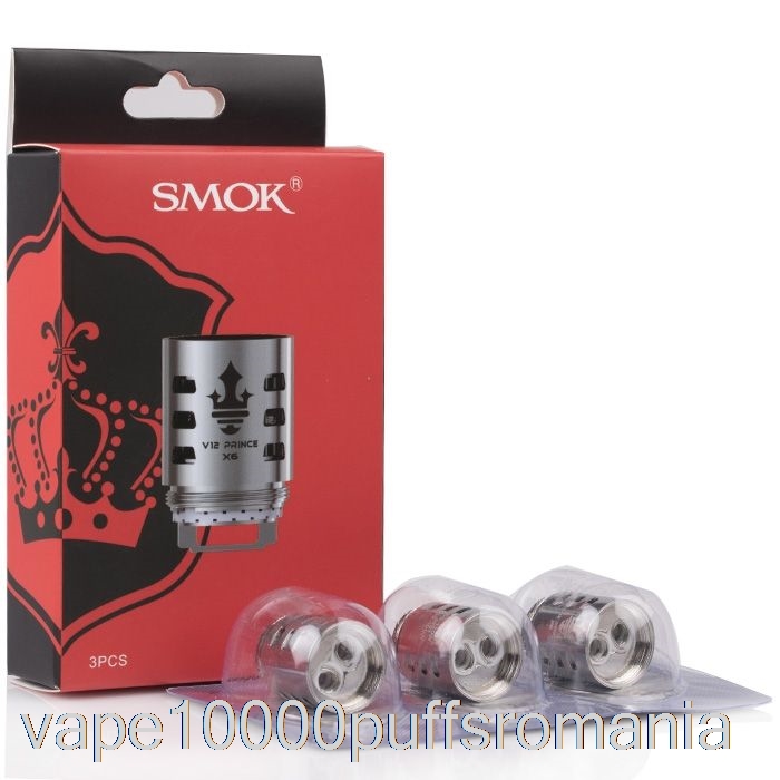 Bobine De Schimb Vape Romania Smok Tfv12 Prince 0.15ohm V12 Bobine Prince-x6